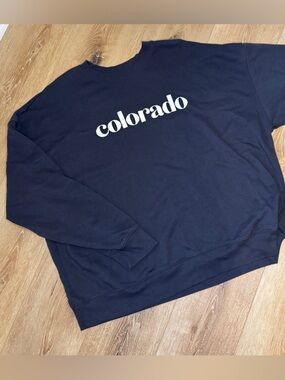 Arizona Jean Company Navy Blue 'Colorado' Crewneck Sweatshirt